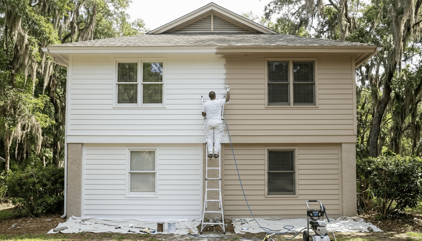 Savannah Quarters exterior painting