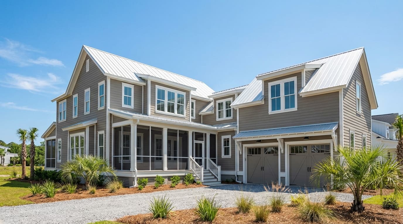 The Point Beaufort exterior painting