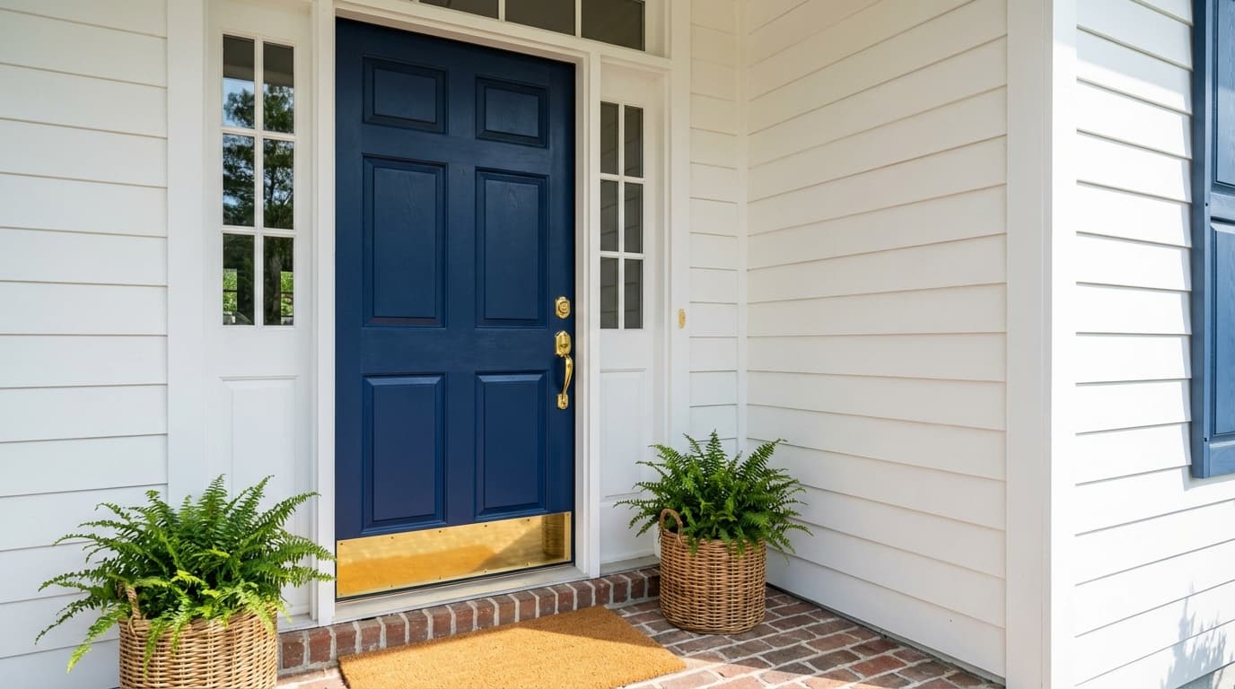 Pooler front door painting